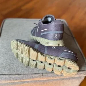 On Running | Shoes | On Running Charcoal And Olive Sneakers  display picture 3